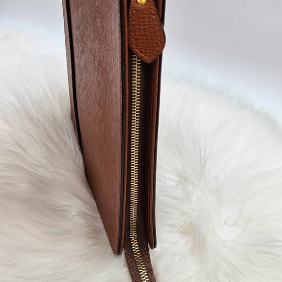 Burberry  Brown Leather Clutch - Picture 10 of 16